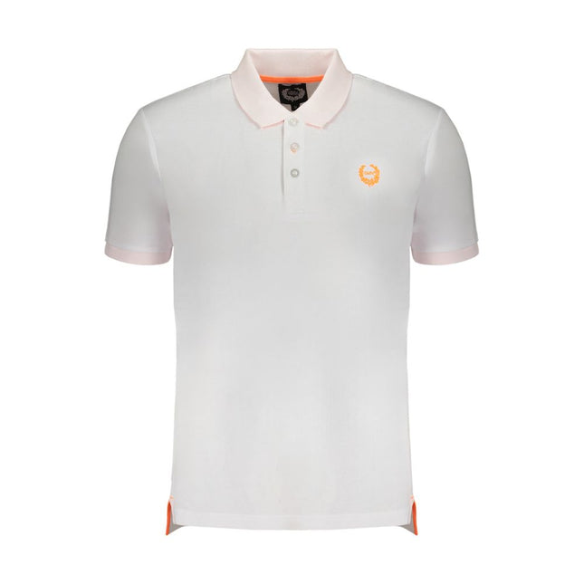 Gianmarco Venturi White Cotton Polo Shirt