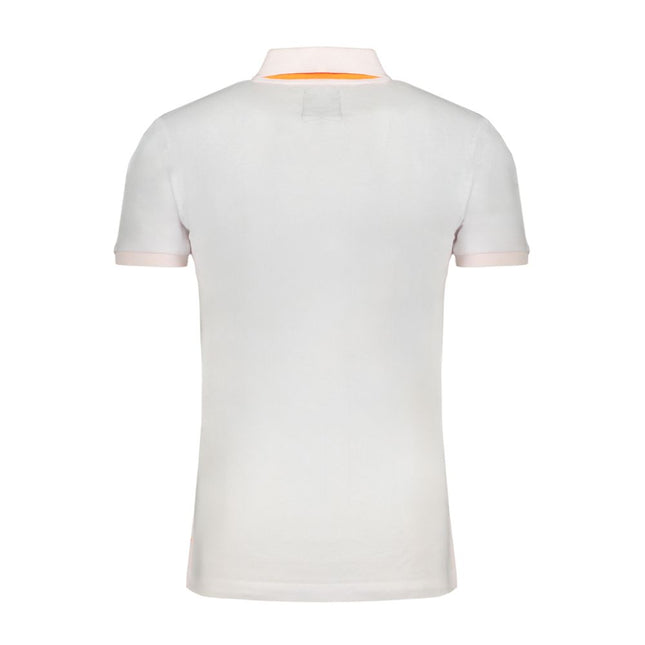 Gianmarco Venturi White Cotton Polo Shirt