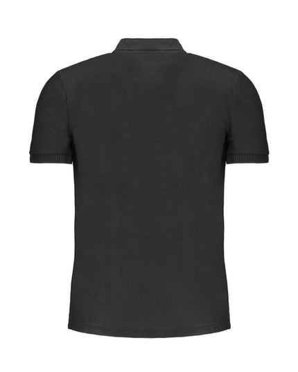 Gianmarco Venturi Black Cotton Men's Polo Shirt