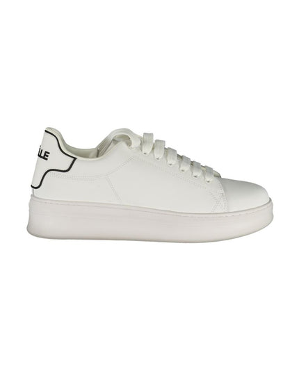 Gaelle Paris White Polyethylene Sneaker