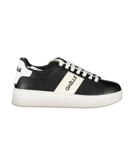 Gaelle Paris Black Polyethylene Sneaker