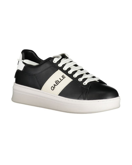 Gaelle Paris Black Polyethylene Sneaker