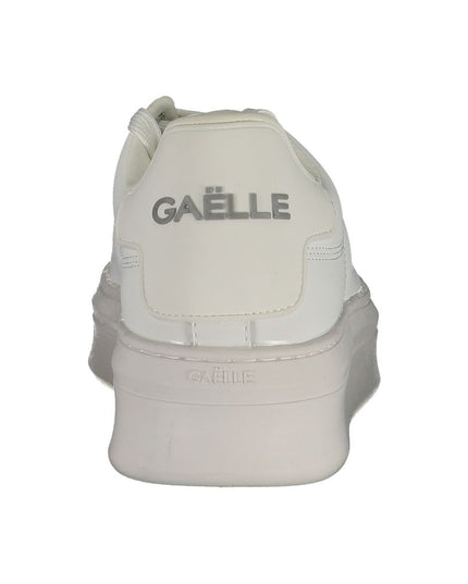 Gaelle Paris White Leather Sneaker