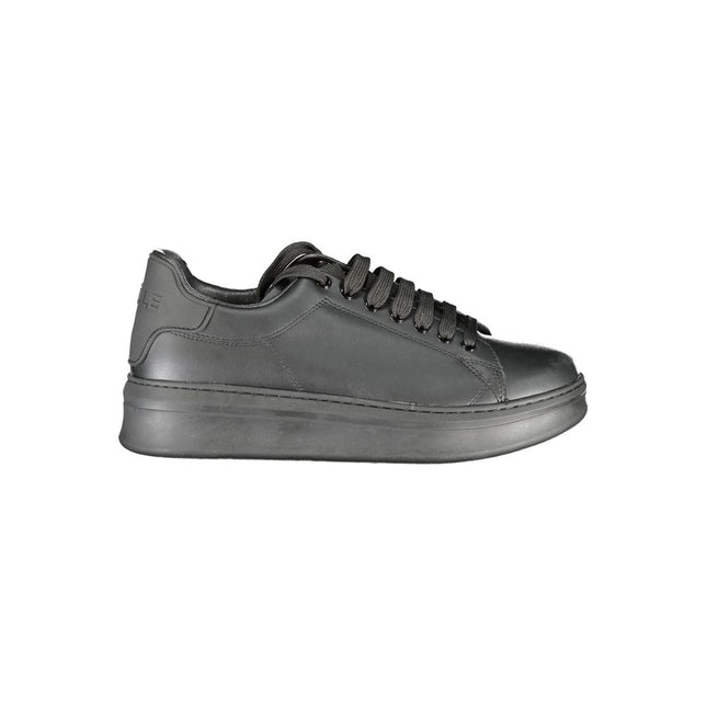 Gaelle Paris Black Polyethylene Sneaker