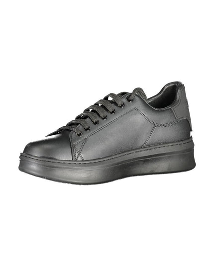 Gaelle Paris Black Polyethylene Sneaker