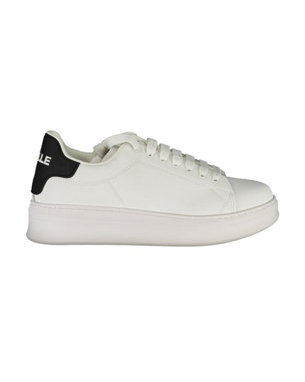 Gaelle Paris White Polyethylene Sneaker