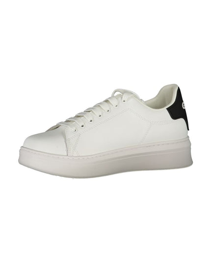 Gaelle Paris White Polyethylene Sneaker