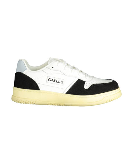 Gaelle Paris White Polyester Sneaker