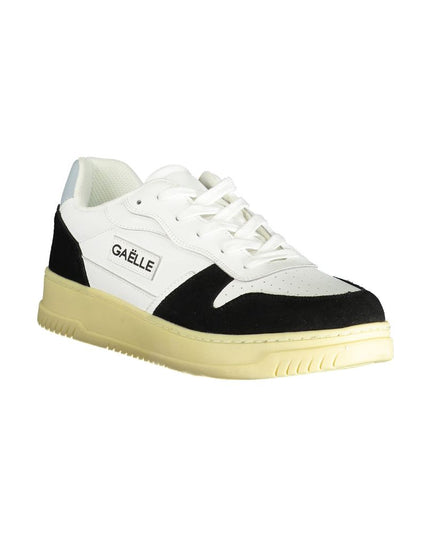 Gaelle Paris White Polyester Sneaker