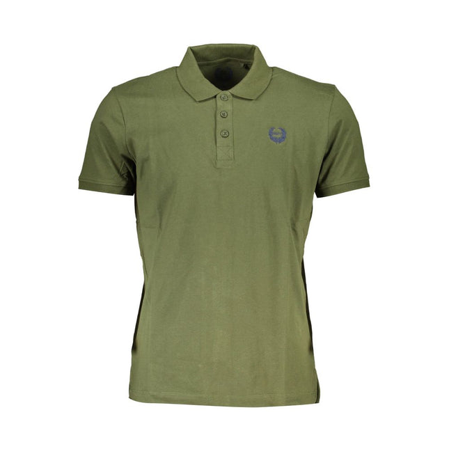 Gianmarco Venturi Green Cotton Polo Shirt