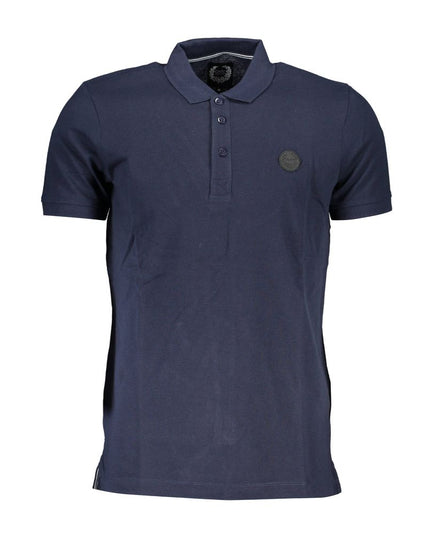 Gianmarco Venturi Blue Cotton Polo Shirt