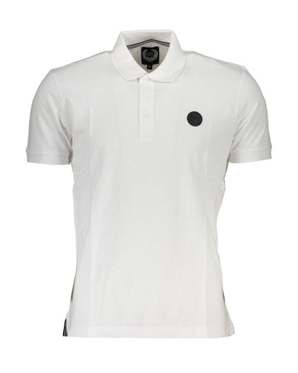 Gianmarco Venturi White Cotton Polo Shirt