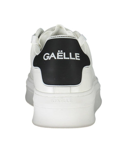 Gaelle Paris White Polyethylene Sneaker