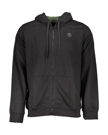 Gianmarco Venturi Black Cotton Sweatshirt