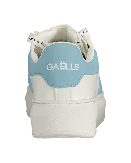 Gaelle Paris White Polyethylene Sneaker