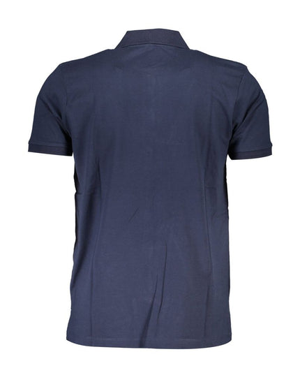 Gianmarco Venturi Blue Cotton Polo Shirt