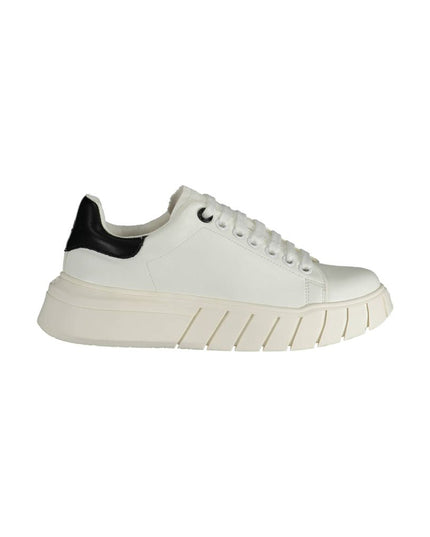 Gaelle Paris White Polyester Sneaker