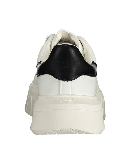 Gaelle Paris White Polyester Sneaker