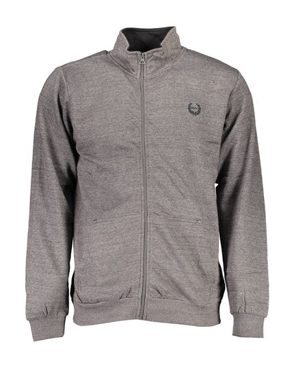 Gianmarco Venturi Gray Cotton Sweatshirt