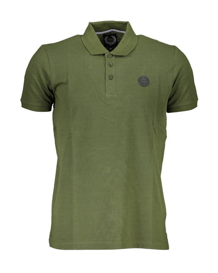 Gianmarco Venturi Green Cotton Polo Shirt