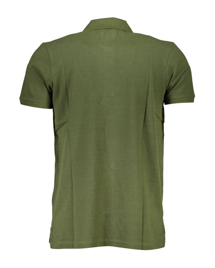 Gianmarco Venturi Green Cotton Polo Shirt