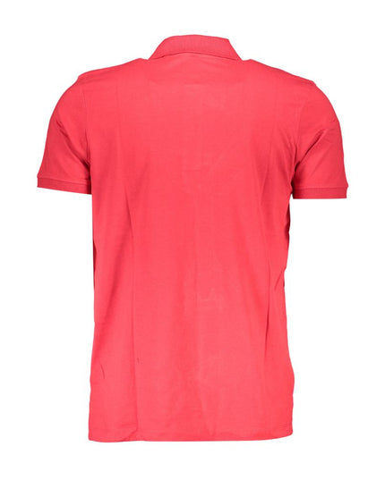 Gianmarco Venturi Red Cotton Polo Shirt