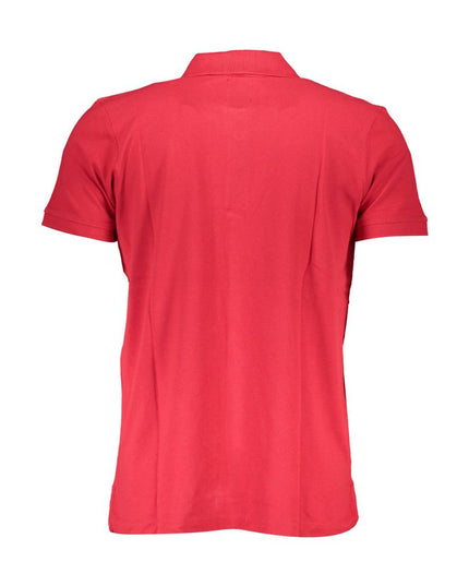 Gianmarco Venturi Red Cotton Polo Shirt
