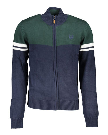 Gianmarco Venturi Blue Cotton Sweater