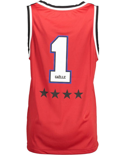 Gaelle Paris Red Polyester T-Shirt