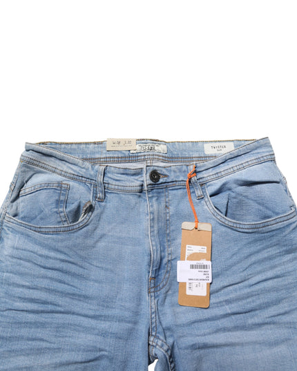 Blend Light Blue Twister Low Waist Slim Fit Men Denim Jeans