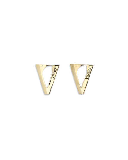 Versace Gold Metal Earrings