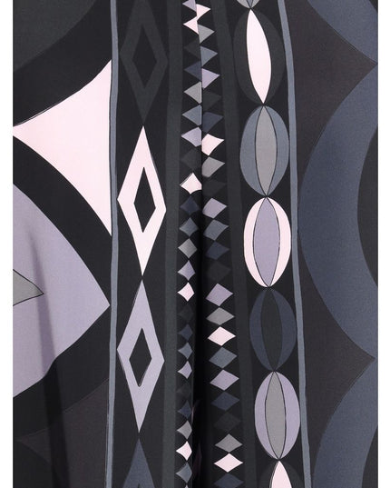 Emilio Pucci Multicolor Silk Casual Pants