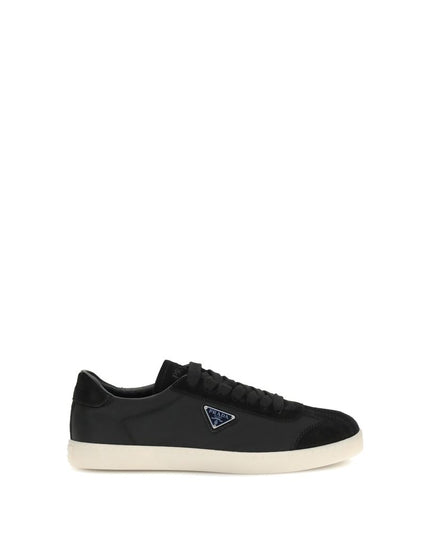Prada Black Polyamide Low Top Sneakers
