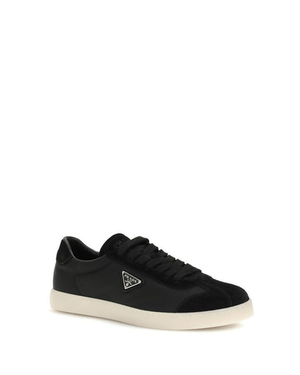 Prada Black Polyamide Low Top Sneakers