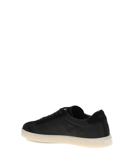 Prada Black Polyamide Low Top Sneakers