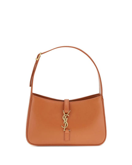 Saint Laurent Orange Calf Leather Bos Taurus Shoulder Bag