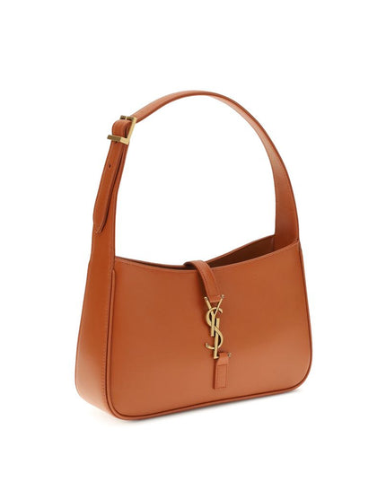 Saint Laurent Orange Calf Leather Bos Taurus Shoulder Bag