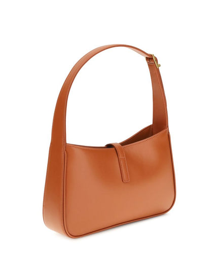 Saint Laurent Orange Calf Leather Bos Taurus Shoulder Bag