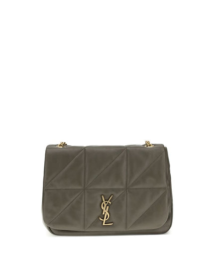 Saint Laurent Green Calf Leather Bos Taurus Shoulder Bag
