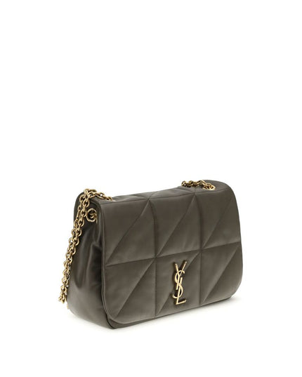 Saint Laurent Green Calf Leather Bos Taurus Shoulder Bag