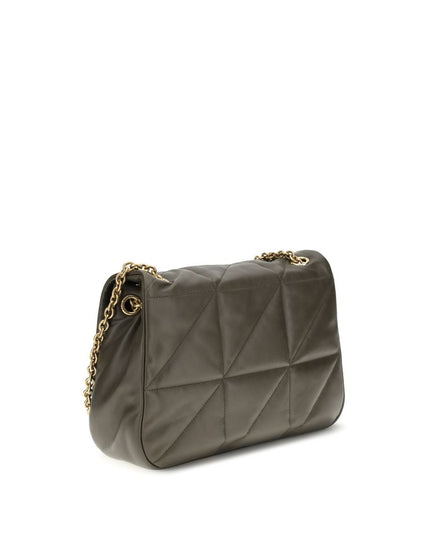 Saint Laurent Green Calf Leather Bos Taurus Shoulder Bag