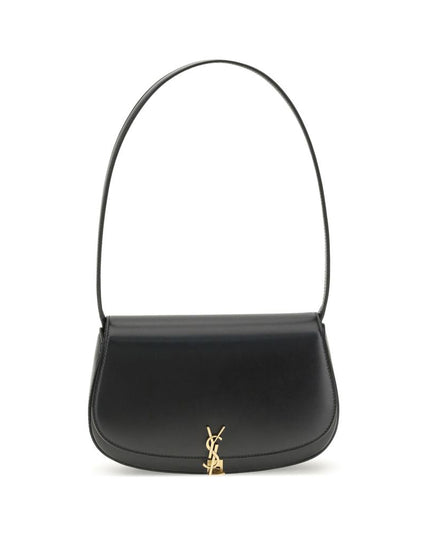 Saint Laurent Black Calf Leather Bos Taurus Shoulder Bag
