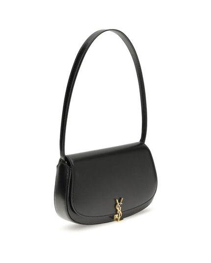 Saint Laurent Black Calf Leather Bos Taurus Shoulder Bag