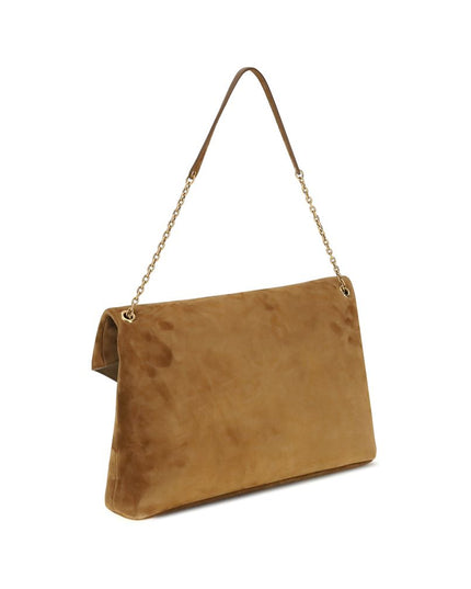 Saint Laurent Beige Calf Leather Bos Taurus Shoulder Bag