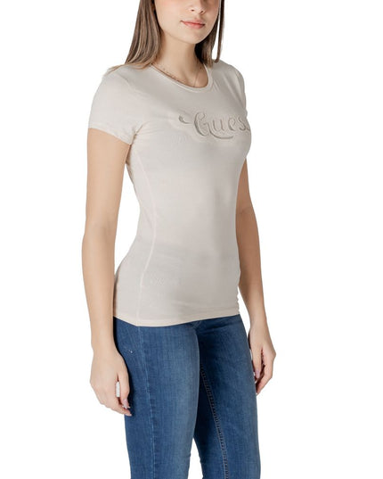 Guess Beige Cotton T-Shirt