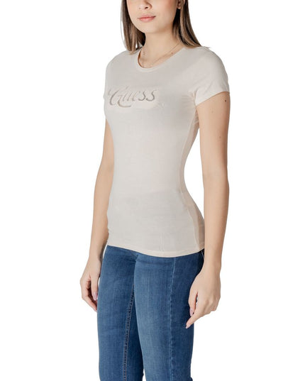 Guess Beige Cotton T-Shirt