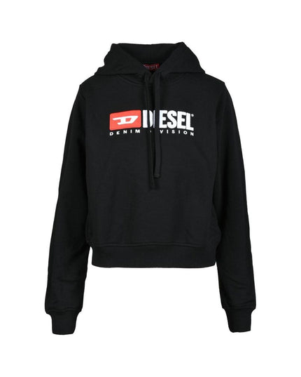Diesel Black Cotton Hoodie
