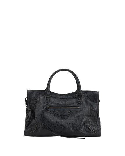 Balenciaga Black Calf Leather Bos Taurus Shoulder Bag