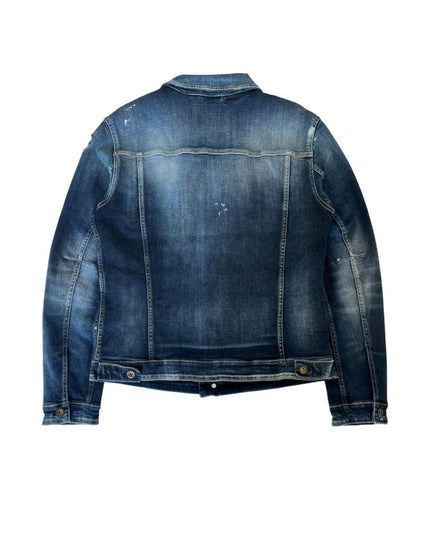 Jack & Jones Blue Cotton Men's Denim Jacket