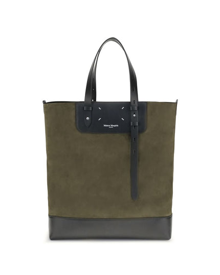 Margiela Green Calf Leather Bos Taurus Shoulder Bag